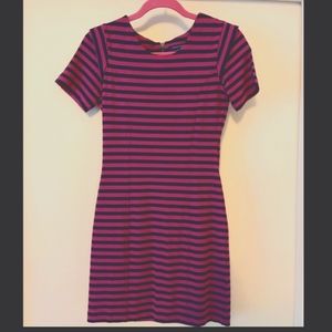 French Connection Striped Bodycon Dress
